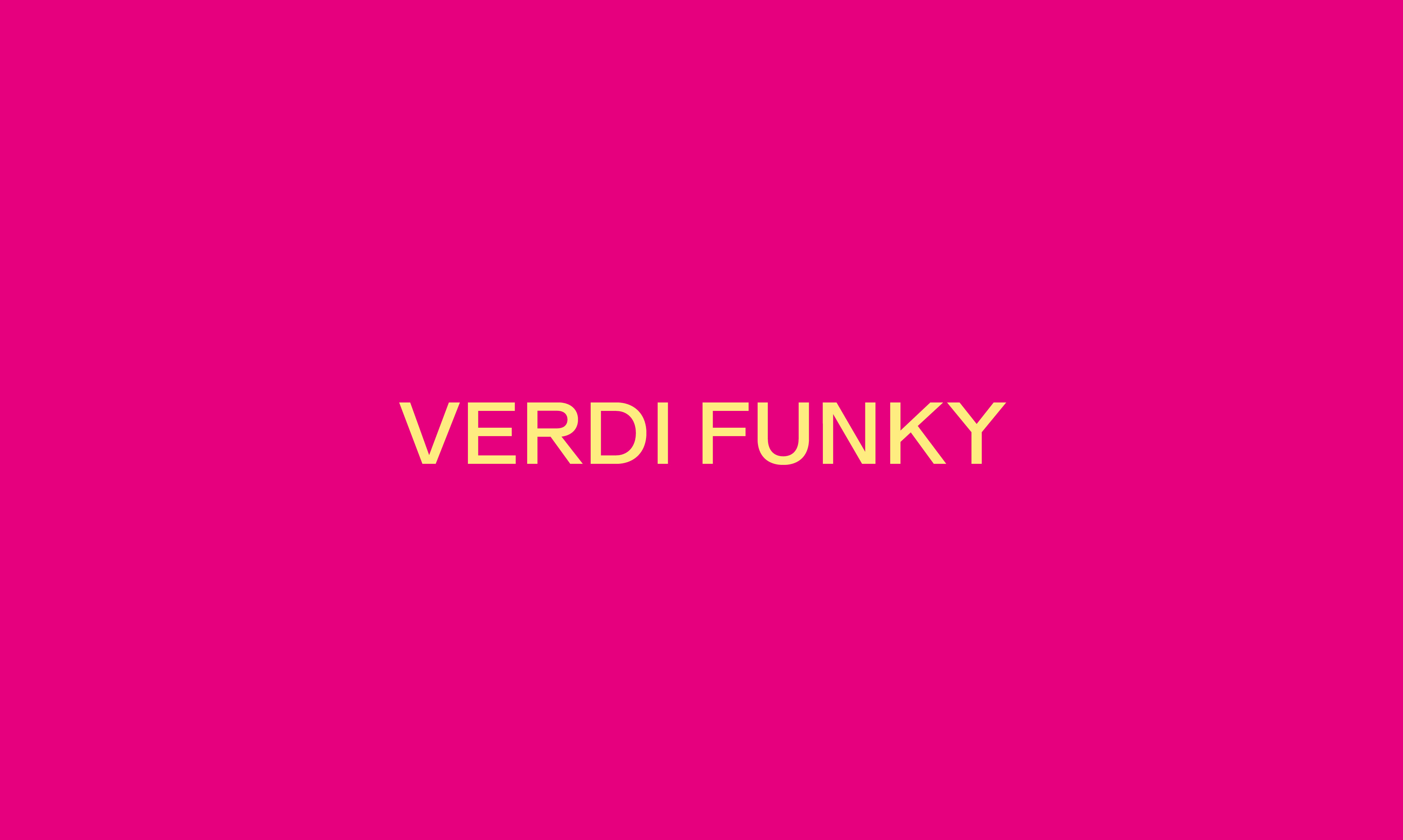 VERDI FUNKY