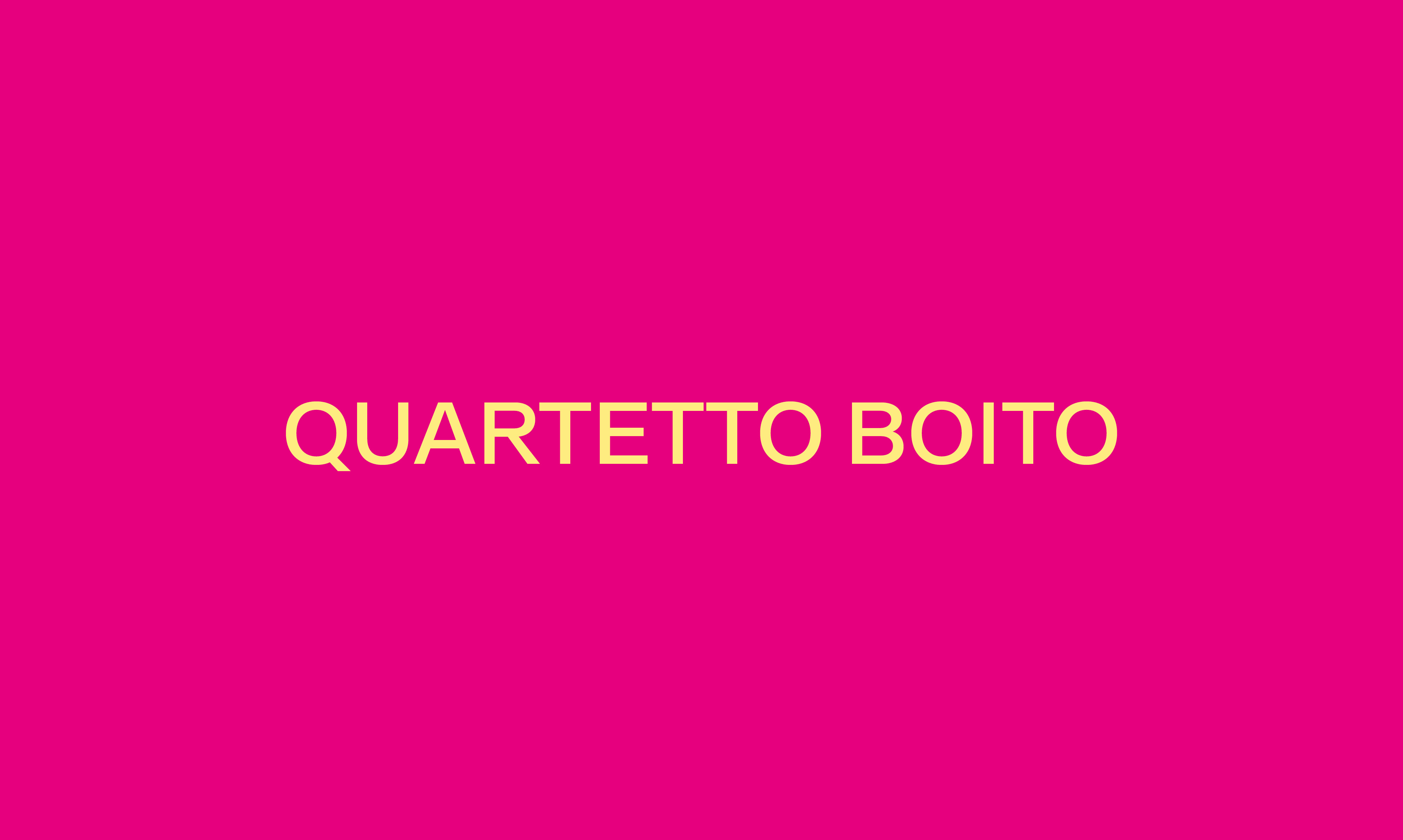 QUARTETTO BOITO