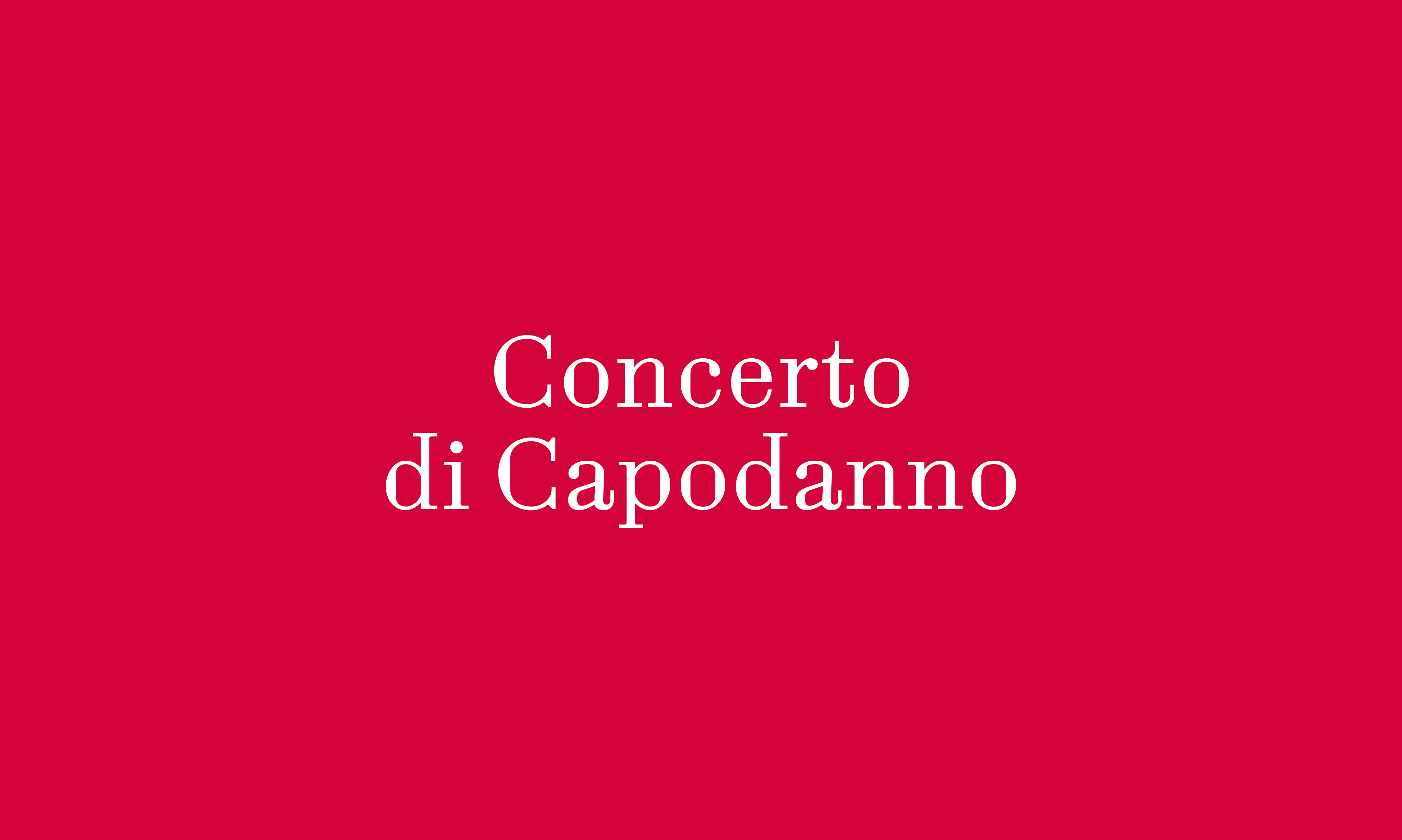 CONCERTO DI CAPODANNO 2025